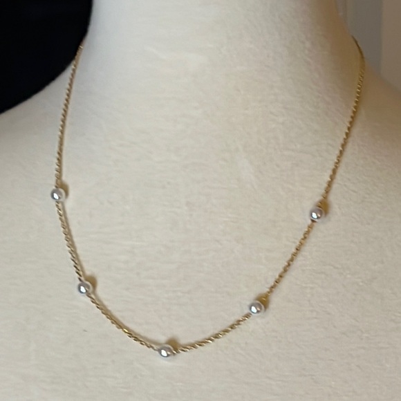 Plunder Jewelry - Plunder Design dainty faux pearl necklace-NWT